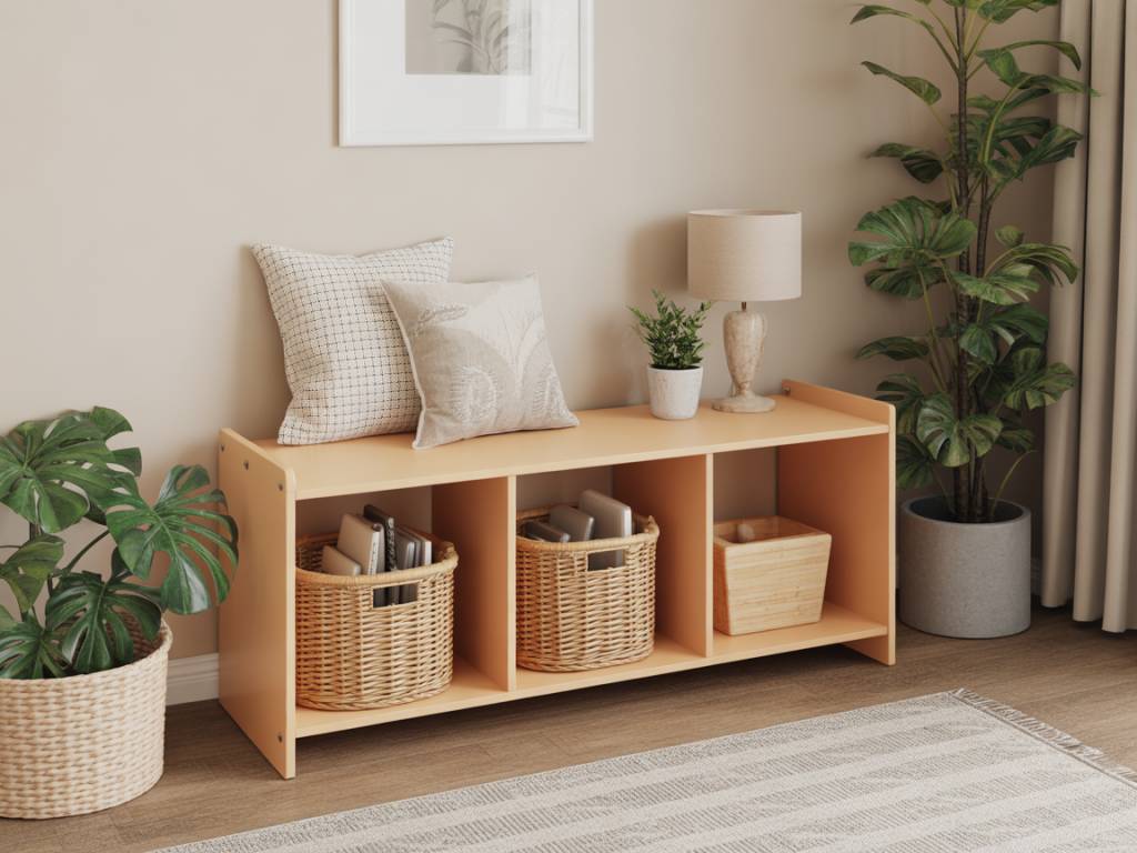 Fabriquer un banc d’entrée avec rangement : DIY pratique et esthétique